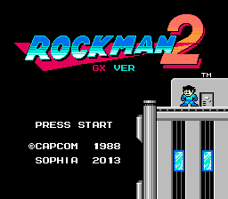Rockman 2 GX Title Screen